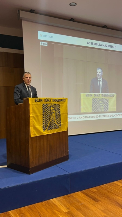 VITO CARLO CASTELLANA E' IL NUOVO COORDINATORE NAZIONALE DELLA GILDA DEGLI INSEGNANTI
