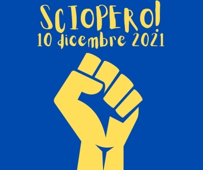 10 dicembre 2021. SCIOPERO UNITARIO DELLA SCUOLA